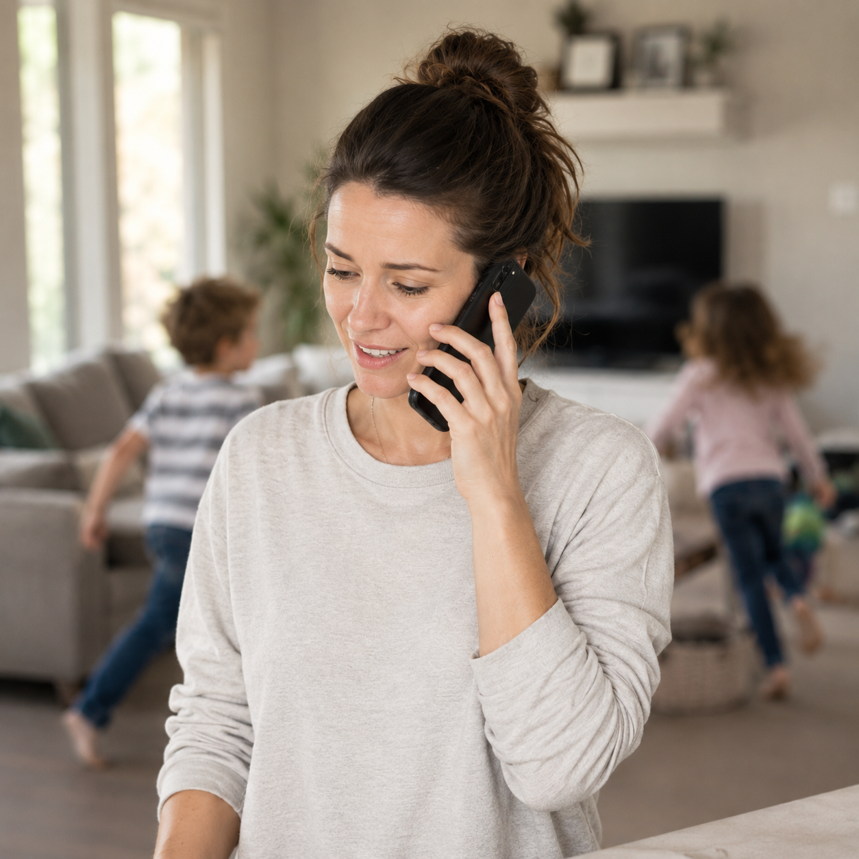 Homeowner calling Ellis Moving to book a Whistler move
